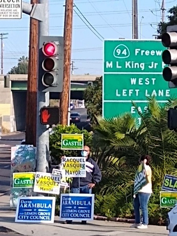 Sign Waving 6